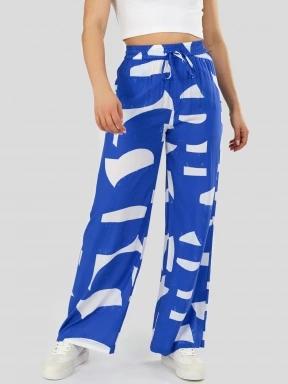 Fundango Poppy Pants női nyári nadrág kék színben 1