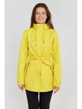Fundango Regina Waterproof Trench Jacket női esőkabát sárga színben 1