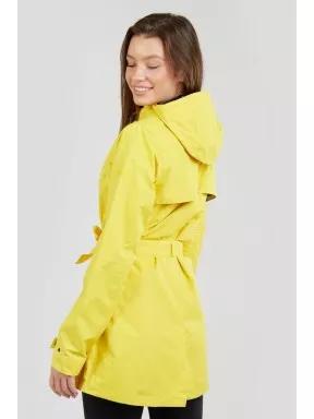 Fundango Regina Waterproof Trench Jacket női esőkabát sárga színben 3