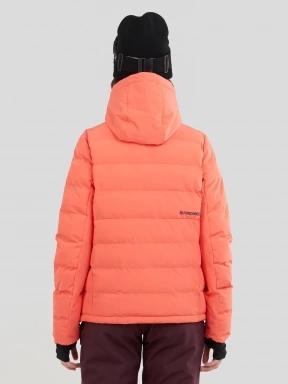 Fundango Everett Padded Anorak női steppelt síkabát piros színben 3