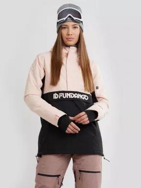 Fundango Birch Logo Anorak női síkabát rózsaszín színben 1