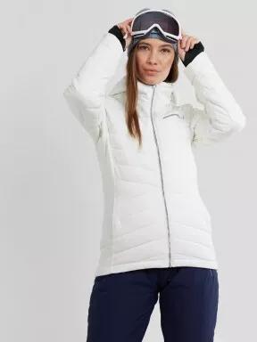 Fundango Punch Padded Jacket női steppelt síkabát fehér színben 1
