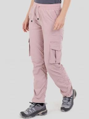 Fundango Finley Cargo Pants női túranadrág rózsaszín színben 1