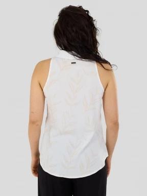 Fundango Myrto Sleeveless Shirt női ujjatlan póló homok színben 3