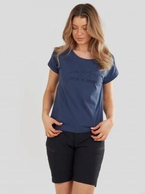 Fundango Atmos T-shirt női rövid ujjú póló sötétkék színben 1