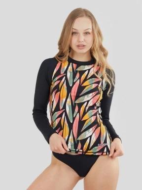 Fundango Joyce Long Sleeve Rashguard női hosszú ujjú lycra multikolor színben 1