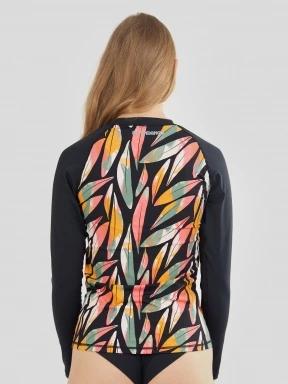 Fundango Joyce Long Sleeve Rashguard női hosszú ujjú lycra multikolor színben 3