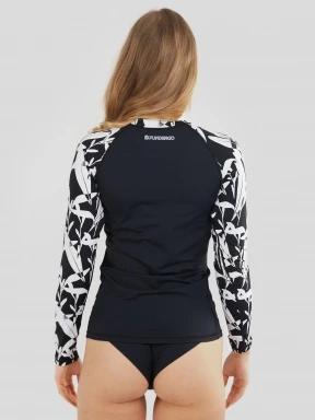 Fundango Joyce Long Sleeve Rashguard női hosszú ujjú lycra fekete színben 3