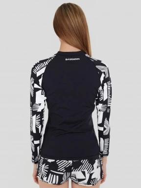 Fundango Joyce Long Sleeve Rashguard női hosszú ujjú lycra fekete színben 3