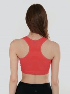 Fundango Seamless Sport Bra női sportmelltartó narancssárga színben 3