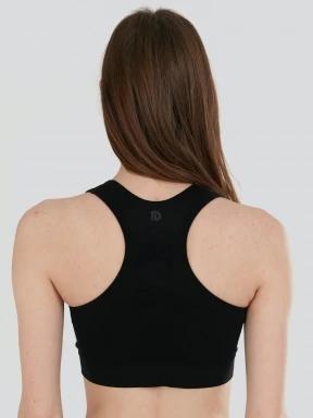 Fundango Seamless Sport Bra női sportmelltartó fekete színben 3