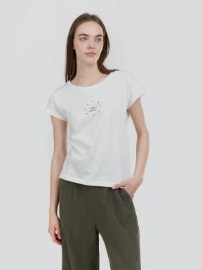 Fundango Lima T-shirt női rövid ujjú póló fehér színben 1