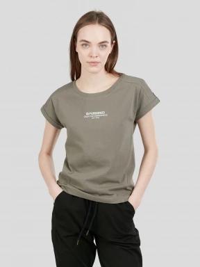 Fundango Lima T-shirt női rövid ujjú póló oliva színben 1