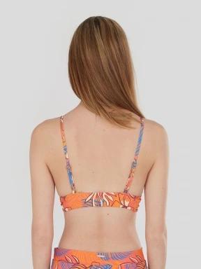 Fundango Sahara V-neck Cami Top női bikini felső rózsaszín színben 3
