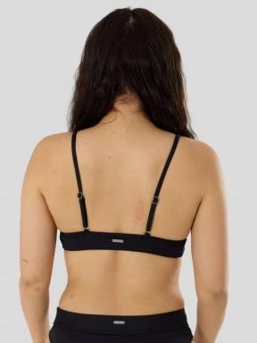 Fundango Sahara V-Neck Cami Top női bikini felső fekete színben 3