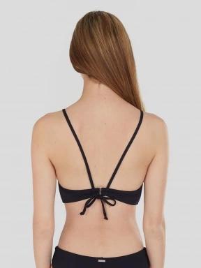 Fundango Hogg High Neck Top női bikini felső fekete színben 3