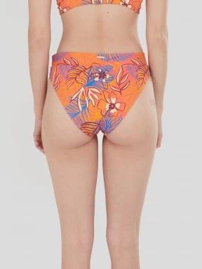 Fundango Sahara Mid Waist Full Bottom női bikini alsó rózsaszín színben 3