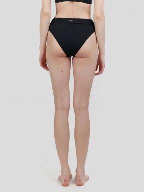 Fundango Sahara Mid Waist Full Bottom női bikini alsó fekete színben 3