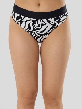 Fundango Sahara Midwaist Full Bottom női bikini alsó fekete színben 1