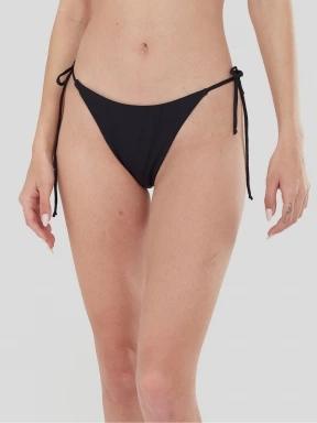 Fundango Innisfil II Tie-Side Bottom női bikini alsó fekete színben 1