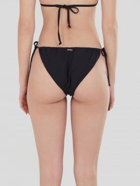 Fundango Innisfil II Tie-Side Bottom női bikini alsó fekete színben 3