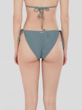 Fundango Innisfil II Tie-side Jacquard Bottom női bikini alsó zöld színben 3