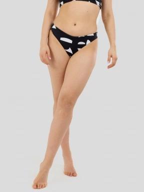 Fundango Hogg High Waisted Bottom női bikini alsó fekete színben 3