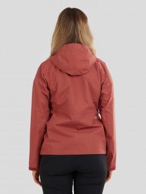 Fundango Piora Waterproof Jacket női esőkabát piros színben 3