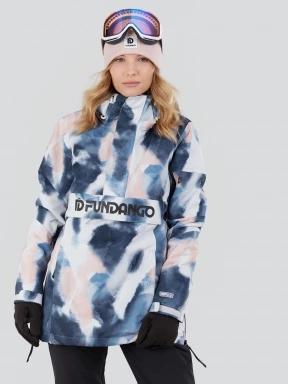 Fundango Birch ECO Logo Anorak női anorák sötétkék színben 1