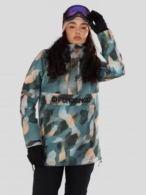 Fundango Birch ECO Logo Anorak női anorák zöld színben 1
