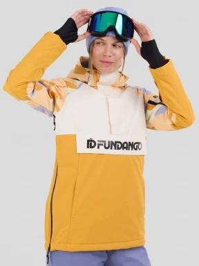 Fundango Birch ECO Logo Anorak női anorák homok színben 1