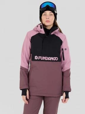 Fundango Birch ECO Logo Anorak női anorák rózsaszín színben 1