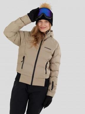 Fundango Zina Padded Jacket női steppelt síkabát homok színben 1