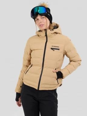 Fundango Rodney Padded Jacket női steppelt síkabát homok színben 1