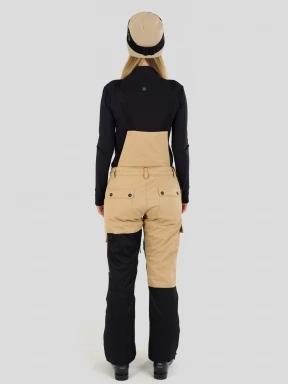 Fundango Sakura ECO Bib Pants női sínadrág homok színben 3