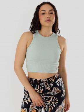 Fundango Naya Cropped Tank-T női tank top zöld színben 1