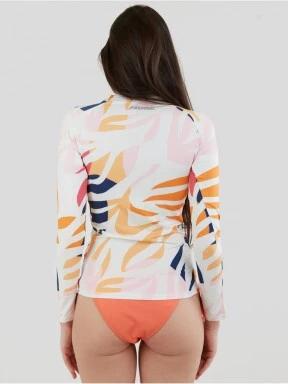 Fundango Joyce Long Sleeve Rashguard női hosszú ujjú lycra fehér színben 3