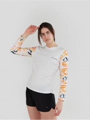 Fundango Loren Long Sleeve Rashguard női hosszú ujjú lycra fehér színben 1