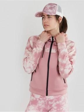 Fundango Draug Sweatshirt női kapucnis pulóver rózsaszín színben 1