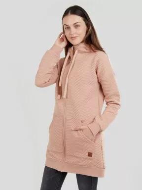 Fundango Blanka Pullover női kapucnis pulóver rózsaszín színben 1