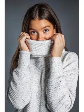 Fundango ALIZ Pullover női pulóver fehér színben 1