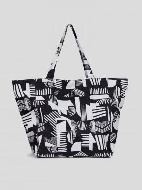 Fundango Almaraz Beach Bag női strandtáska fekete színben 1