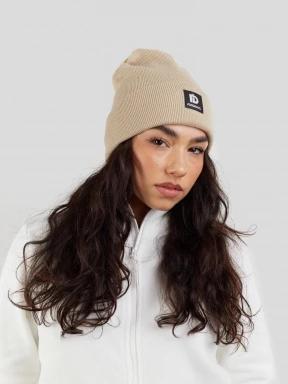 Fundango Kingdom Beanie kötött sapka homok színben 3