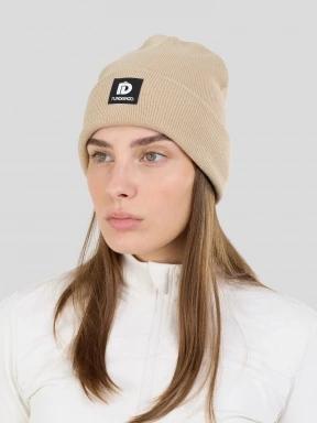 Fundango Kingdom Beanie kötött sapka homok színben 3