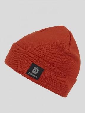 Fundango Nahu Beanie kötött sapka piros színben 1