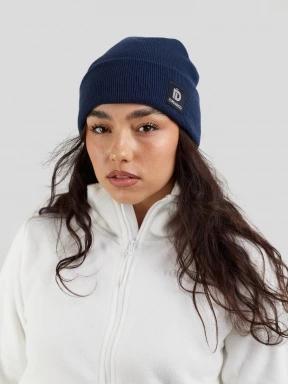 Fundango Nahu Beanie kötött sapka sötétkék színben 3