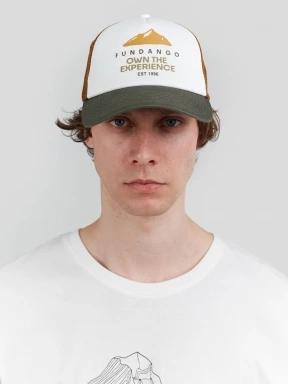 Fundango Pyrus Trucker Cap férfi baseball sapka homok színben 1