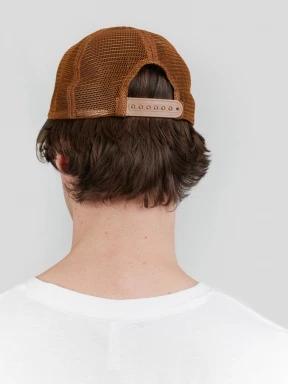 Fundango Pyrus Trucker Cap férfi baseball sapka homok színben 3