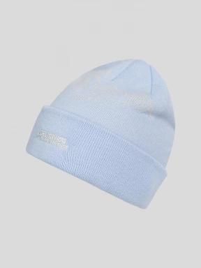 Fundango Hill Beanie kötött sapka kék színben 1