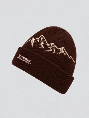 Fundango Hill Beanie kötött sapka fehér színben 1